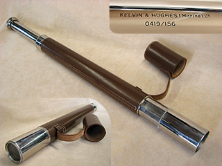 1950's Kelvin & Hughes Officer of the Watch Naval telescope